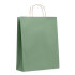 Duża papierowa torba zielony MO6174-09  thumbnail
