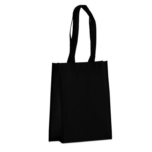 R-PET Torba transportowa laminowana włóknina 24 x 11 x 30cm 105g/m² Czarny LT91330-N0002 