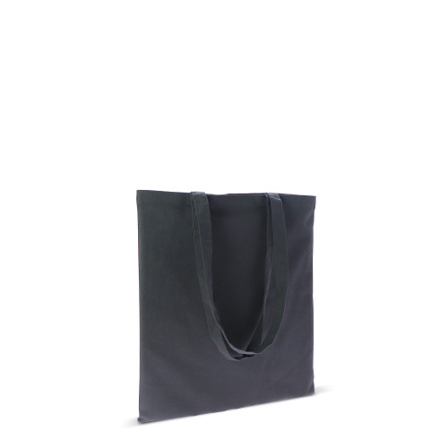 Torba z bawełny organicznej długa 140g/m² 38x42 cm Czarny LT95377-N0002 (2)