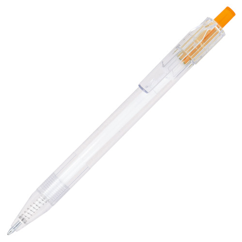 Długopis R-PET Transparentny / pomarańczowy LT80562-N0426 