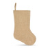 Pończocha świąteczna w stylu juty z ozdobnym szwem 40 cm Naturalny LT90275-N0094 (1) thumbnail