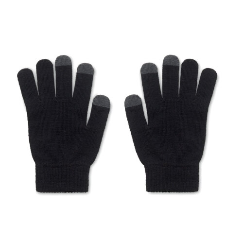Rękawice dotykowe RPET czarny MO6955-03 (1)