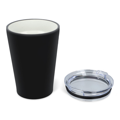 T-ceramic kubek termiczny Murray z pokrywką 300ml Czarny LT98725-N0002 (1)