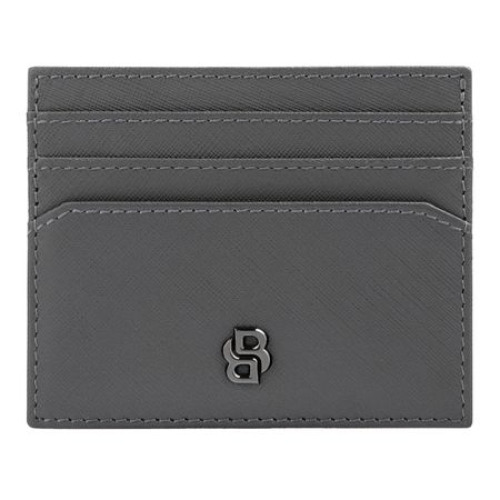 Etui na karty Double B Saffiano Black Szary HLC526H (5)