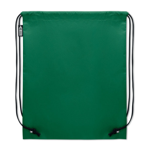 Worek ze sznurkiem z RPET Ciemnozielony MO2809-60 (2)