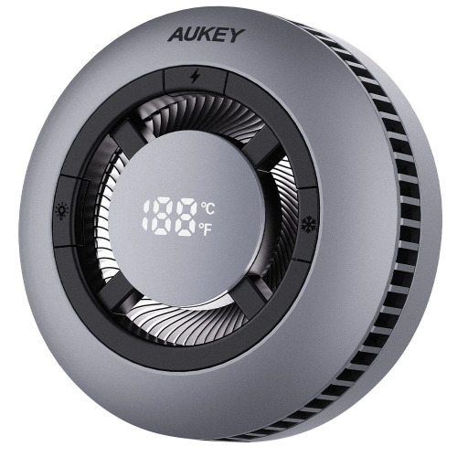 Magnetyczna ładowarka bezprzewodowa 15W z wentylatorem Aukey Grafitowy VAM10-15 (2)