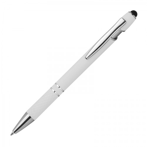 Długopis aluminiowy touch pen HERMANN Biały 1368906 (1)