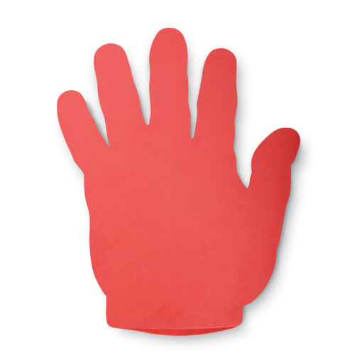 Łapka HELLO z pianki EVA Czerwony MO8794-05 