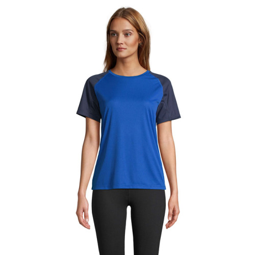 VORTEX WOMEN RAGLAN T-SHIRT French Navy/Royal Blue S04788-ET-M 