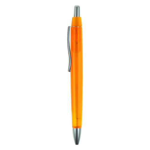 Notatnik A6 (kartki w linie)  z długopisem pomarańczowy V2391-07 (1)