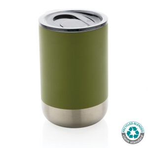 Kubek termiczny 360 ml, stal nierdzewna z recyklingu green