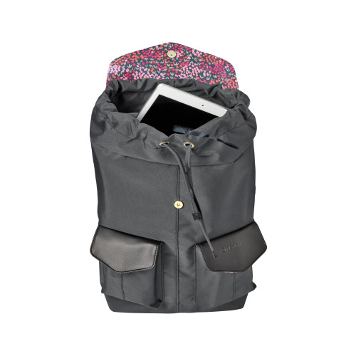 2-w-1 plecak i plecak na jedno ramię na laptop 14` / tablet 10` Wenger MarieJo czarny/motyw kwiatowy Brązowy W604801 (1)