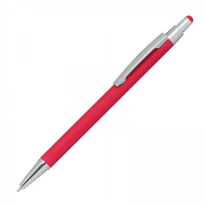 Długopis metalowy touch pen soft touch PAULA Czerwony
