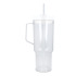 Kubek Miami z uchwytem, przezroczysty, 1,2 l, R-PET Transparentny / biały LT98695-N0401 (4) thumbnail