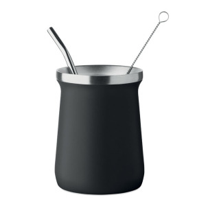 Kubek do herbaty yerba mate Czarny