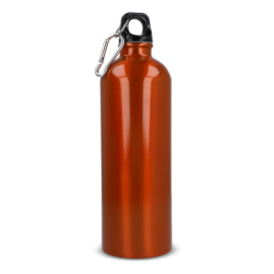 Jednościenna butelka R-SS z karabińczykiem 750ml Pomarańczowy