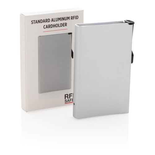 Etui na karty kredytowe, ochrona RFID Srebrny P820.042 (7)