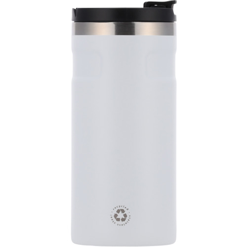 Kubek termiczny ze stali z recyklingu 450 ml SILVIO Biały 8536506 (2)