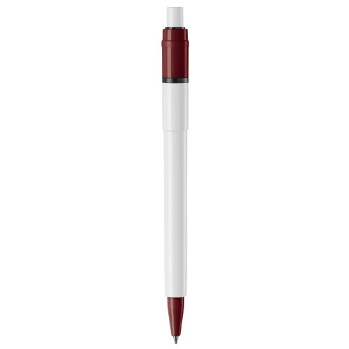 Długopis Baron Colour nieprzezroczysty Biały / bordowy LT80900-N0119 (4)