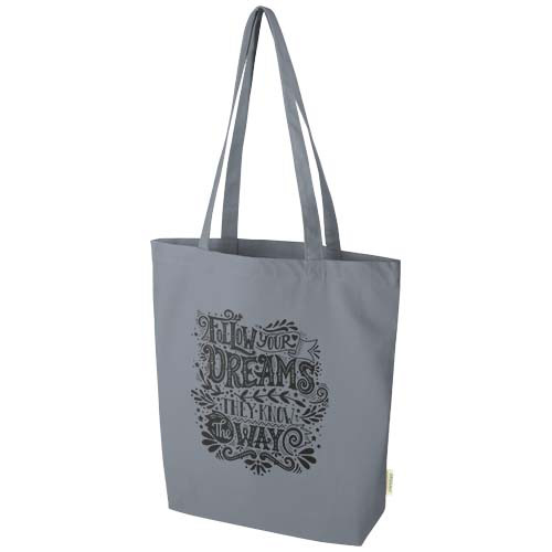 Odisha organiczna torba na zakupy z certyfikatem OCS o gramaturze 270 g/m², 10 l  Szary 12078682 (1)