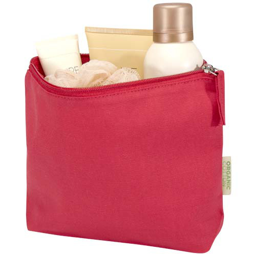 Odisha organiczna kosmetyczka z certyfikatem OCS o gramaturze 180 g/m², 1 l  Czerwony 12078421 (3)