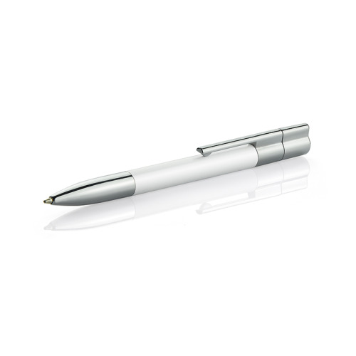 Długopis z pamięcią USB BRAINY 16 GB Biały 44300-01 (5)