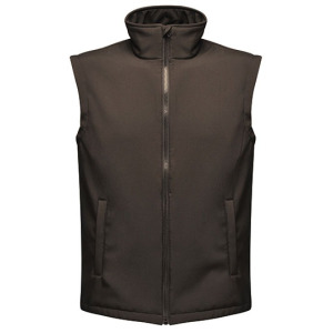 Kamizelka Softshell Wodoodporna Wiatroodporna - Black & Black