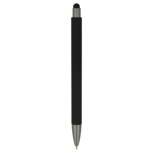 Pióro kulkowe Madeira z rysikiem R-ABS Czarny LT87851-N0002 (3)