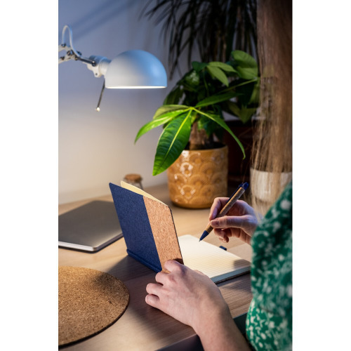 Korkowy notatnik A5 z długopisem | Layla Szary V0056-19 (13)