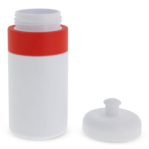 Bidon Sportowy Z Obwódka 500ml Biały / czerwony LT98735-N0121 (4)