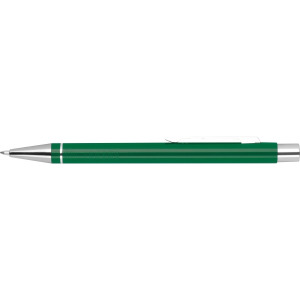 Metalowy długopis półżelowy Almeira zielony