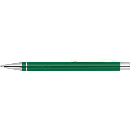 Metalowy długopis półżelowy Almeira zielony 374109 