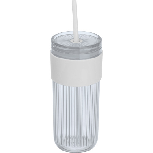 Kubek ze słomką 660 ml SOLEDAD Biały 8552906 (3)