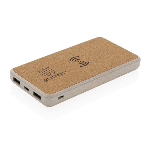 Bezprzewodowy power bank 8000 mAh Khaki P322.219 (6)