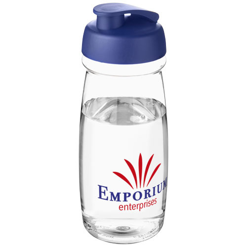 Bidon H2O Pulse® o pojemności 600 ml z wieczkiem zaciskowym Przezroczysty 21005417 (1)