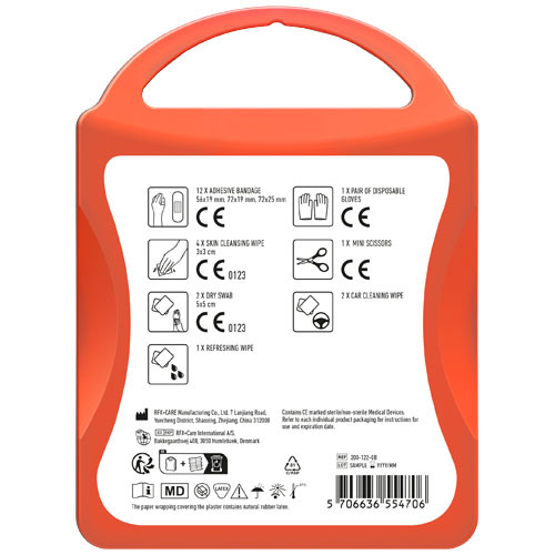 MyKit Zestaw pierwszej pomocy - Samochód Przezroczysty czerwony 1Z250504 (4)