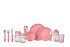 Kubek dziecięcy treningowy do nauki picia 300ml Mio Deep Pink Mepal Różowy MPL108015078400 (1) thumbnail