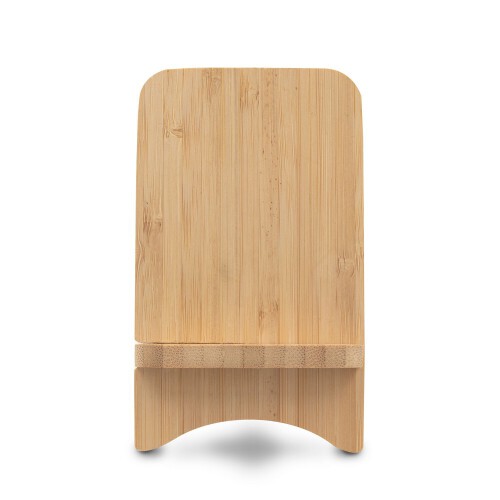 Składana bambusowa ładowarka bezprzewodowa 10W B'RIGHT, stojak na telefon drewno V0189-17 (4)
