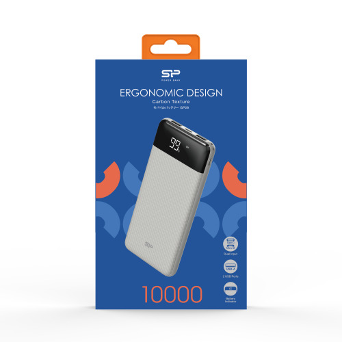 POWER BANK SILICON POWER GP28 10000 mAh Biały EG829306 (3)