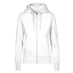 Bluza Damska Slim Bawełniana z Kapturem na Zamek