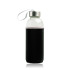 Butelka szklana 460 ml, metalowa nakrętka, neoprenowy pokrowiec / Neobottle Czarny IP37052511  thumbnail