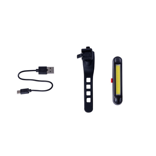 Lampka rowerowa COB Czarny V2063-03 (2)