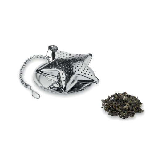 Zaparzacz do herbaty srebrny mat CX1435-16 