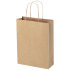 Torba z papieru Kraft ze skręconymi uchwytami – 24 x 9 x 32 cm Kraftowy brąz 1ZM00706 (3) thumbnail