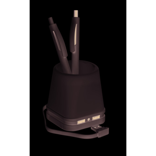 Hub USB-pojemnik na długopisy Biały MO9317-06 (2)