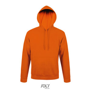 SNAKE sweter z kapturem Pomarańczowy