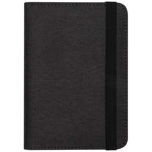 Ross etui na paszport RPET RFID wykonane z materiałów z recyklingu z certyfikatem GRS Heather Charcoal 13005884 (2)