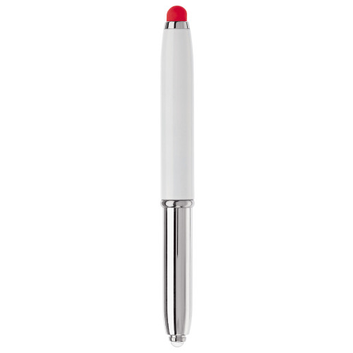 Długopis Stylus Shine+rysik Biały / czerwony LT87794-N0121 (3)