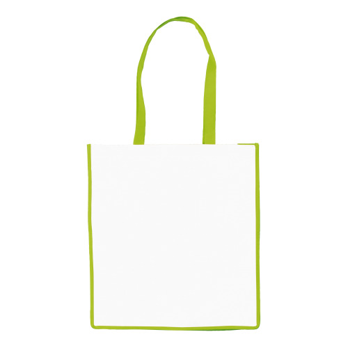 Torba non-woven 75g/m² Biały / jasnozielony LT91479-N0132 (2)