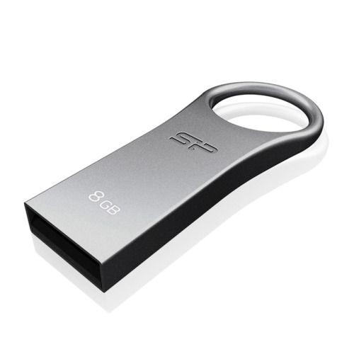 Pendrive F80 2.0 Silicon Power Srebrny / grafitowy EG 813007 8GB (1)